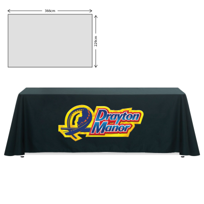 PREMIUM FABRIC TABLE CLOTH - 229X366CM (8FT TABLE - FULL DROP)