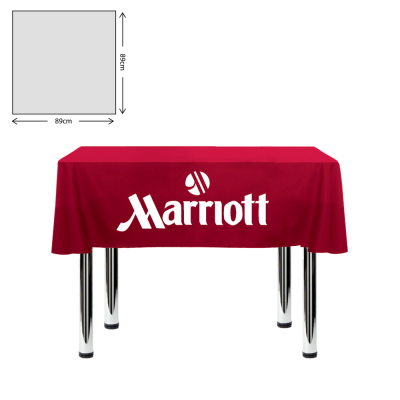 PREMIUM FABRIC TABLE CLOTH - SQUARE - 89X89CM (2FT HIGH TABLE - SHORT DROP)