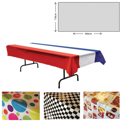WIPEABLE PVC TABLE CLOTH - 100X300CM