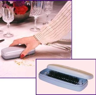 TABLE CLEANER CRUMB BRUSH in Grey