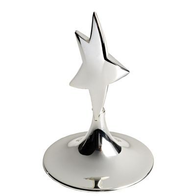 STAR METAL PLACE CARD HOLDER in Silver