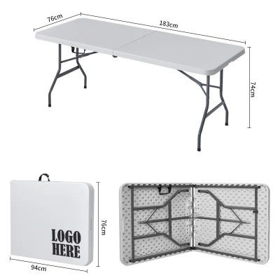 6FT FOLDING BANQUET TABLE with Handle