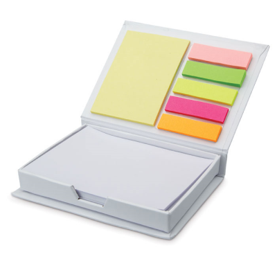 MEMO NOTES PAD DISPENCER in White