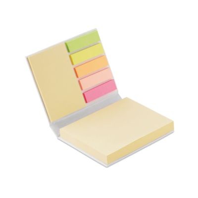 STICKY NOTE MEMO PAD in White