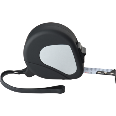 3 METER STEEL MEASURING TAPE DENVER in Black 