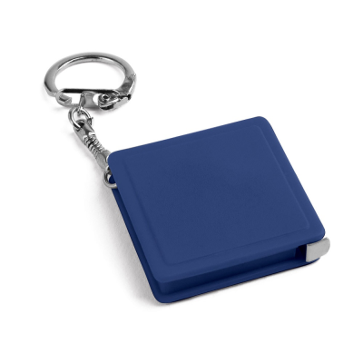 ASHLEY KEYRING with Measuring Tape in Blue