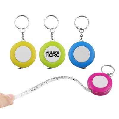 MEASURE TAPE KEYRING CHAIN