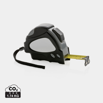 RCS RECYCLED PLASTIC AUTO STOP TAPE 8M & 25MM in Black