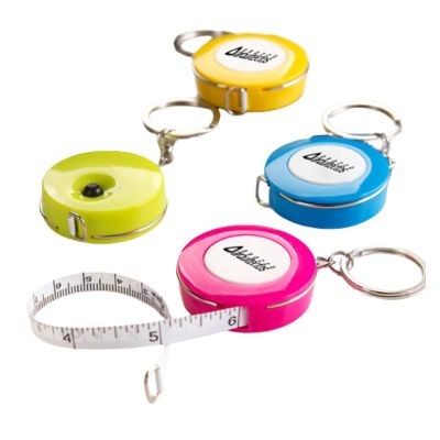 TAPE MEASURE KEYRING CHAIN
