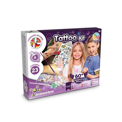 TATTOO FACTORY KIT I EDUCATIONAL GAME FOR CHILDRENS
