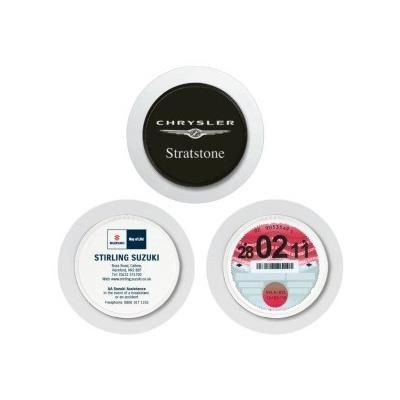ROUND PVC TAX ROUND DISC HOLDER