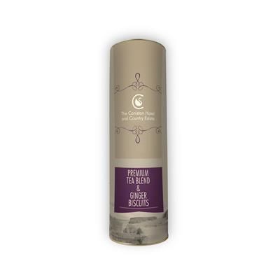 PERSONALISED PREMIUM TEA AND BISCUIT TUBE