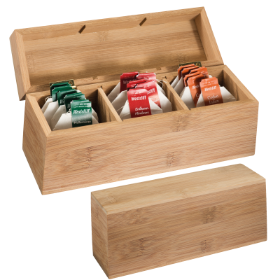 TEA BOX DAMASKUS in Brown 