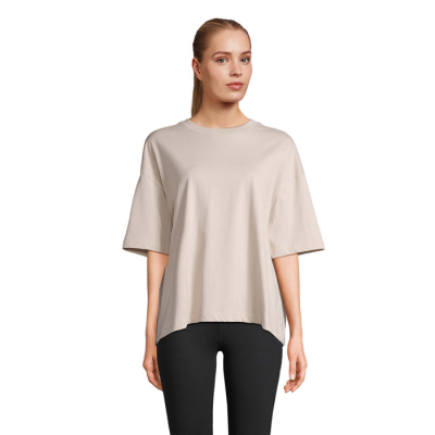 BOXY LADIES OVERSIZE TEE SHIRT in Grey