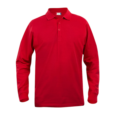 CLIQUE BASIC LONG SLEEVE CHILDRENS POLO SHIRT