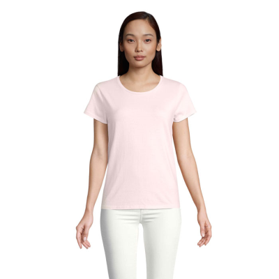 CRUSADER LADIES TEE SHIRT 150G in Pink