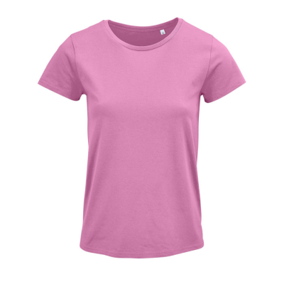 CRUSADER LADIES TEE SHIRT 150G in Pink