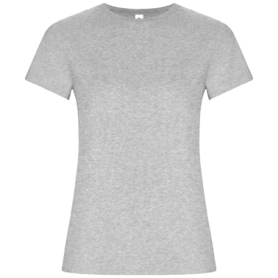 GOLDEN SHORT SLEEVE WOMENS TEE SHIRT - PROMOTIONAL CORPORATE GIFT