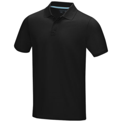 GRAPHITE GREY SHORT SLEEVE MEN’S ORGANIC POLO