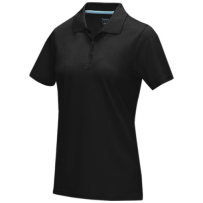 GRAPHITE GREY SHORT SLEEVE WOMEN’S ORGANIC POLO