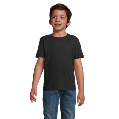 IMPERIAL CHILDRENS TEE SHIRT 190 in Black