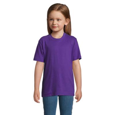 IMPERIAL CHILDRENS TEE SHIRT 190 in Purple