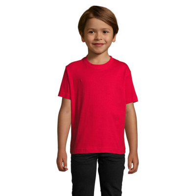 IMPERIAL CHILDRENS TEE SHIRT 190 in Red