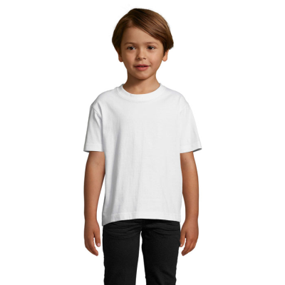 IMPERIAL CHILDRENS TEE SHIRT 190 in White