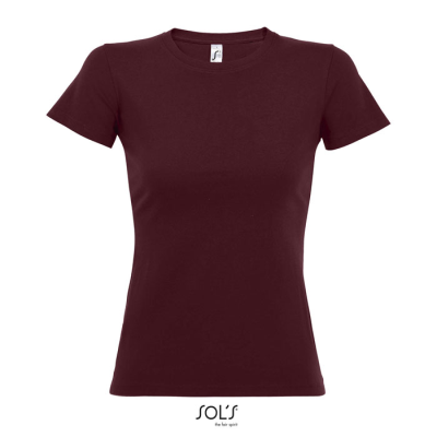 IMPERIAL LADIES TEE SHIRT 190G in Brown
