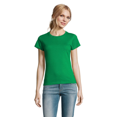 IMPERIAL LADIES TEE SHIRT 190G in Green