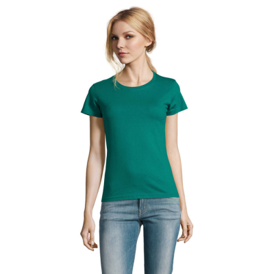 IMPERIAL LADIES TEE SHIRT 190G in Green