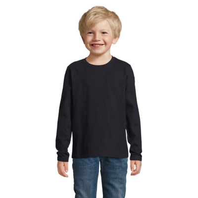 IMPERIAL LSL CHILDRENS TEE SHIRT in Black