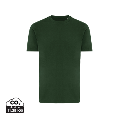 IQONIQ BRETT RECYCLED COTTON TEE SHIRT in Forest Green