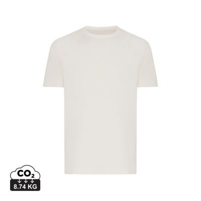 IQONIQ BRETT RECYCLED COTTON TEE SHIRT in Ivory White