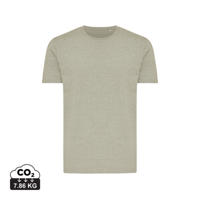 IQONIQ BRETT RECYCLED COTTON TEE SHIRT in Light Heather Green