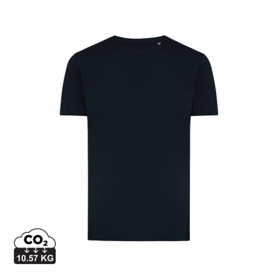 IQONIQ BRETT RECYCLED COTTON TEE SHIRT in Navy