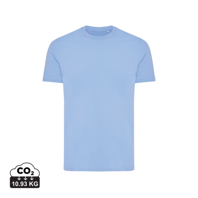 IQONIQ BRYCE RECYCLED COTTON TEE SHIRT in Light Blue