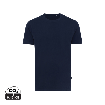 IQONIQ BRYCE RECYCLED COTTON TEE SHIRT in Navy