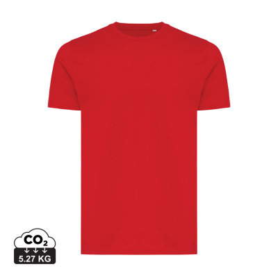 IQONIQ BRYCE RECYCLED COTTON TEE SHIRT in Red