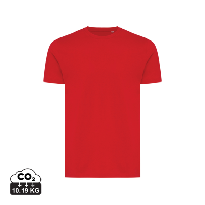 IQONIQ BRYCE RECYCLED COTTON TEE SHIRT in Red