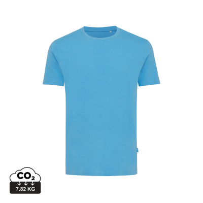 IQONIQ BRYCE RECYCLED COTTON TEE SHIRT in Tranquil Blue