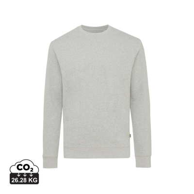 IQONIQ DENALI RECYCLED COTTON CREW NECK UNDYED in Heather Grey
