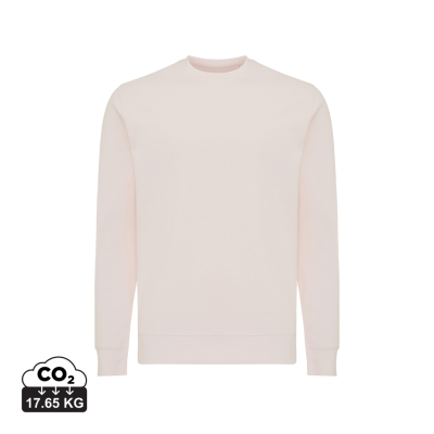 IQONIQ ETOSHA LIGHTWEIGHT RECYCLED COTTON CREW NECK in Cloud Pink