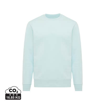 IQONIQ ETOSHA LIGHTWEIGHT RECYCLED COTTON CREW NECK in Crushed Mints
