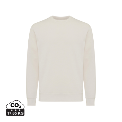 IQONIQ ETOSHA LIGHTWEIGHT RECYCLED COTTON CREW NECK in Ivory White