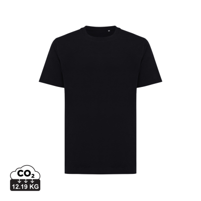 IQONIQ KAKADU RELAXED RECYCLED COTTON TEE SHIRT in Black