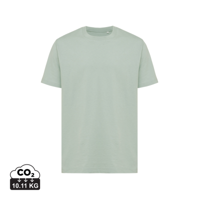 IQONIQ KAKADU RELAXED RECYCLED COTTON TEE SHIRT in Iceberg Green