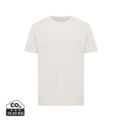IQONIQ KAKADU RELAXED RECYCLED COTTON TEE SHIRT in Ivory White