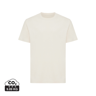 IQONIQ KAKADU RELAXED RECYCLED COTTON TEE SHIRT in Natural Raw