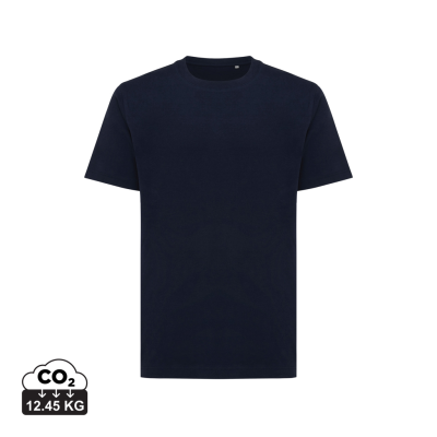 IQONIQ KAKADU RELAXED RECYCLED COTTON TEE SHIRT in Navy